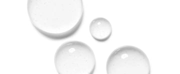 stock image of humectant droplets (hyaluronic acid)