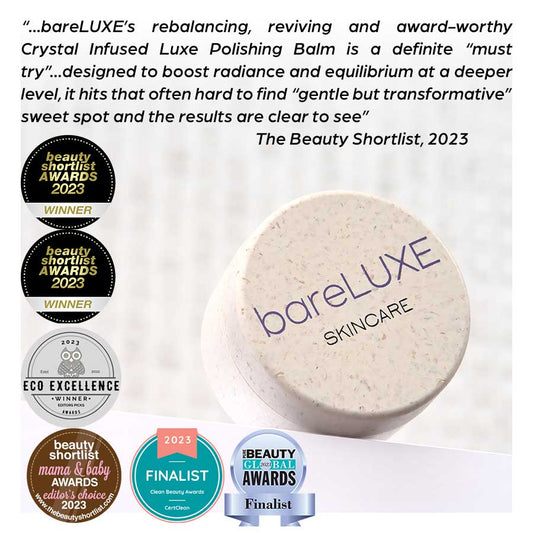 Award-winning natural face scrub | Crystal infused beauty products