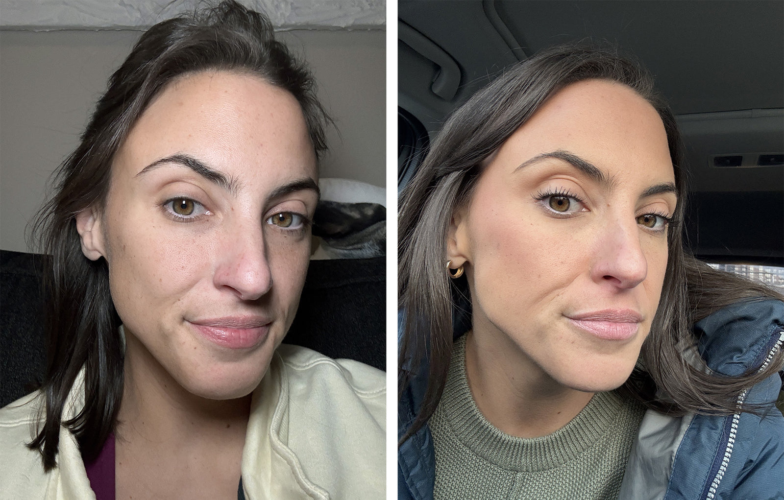 bareLUXE Facial Polishing Balm Before and After